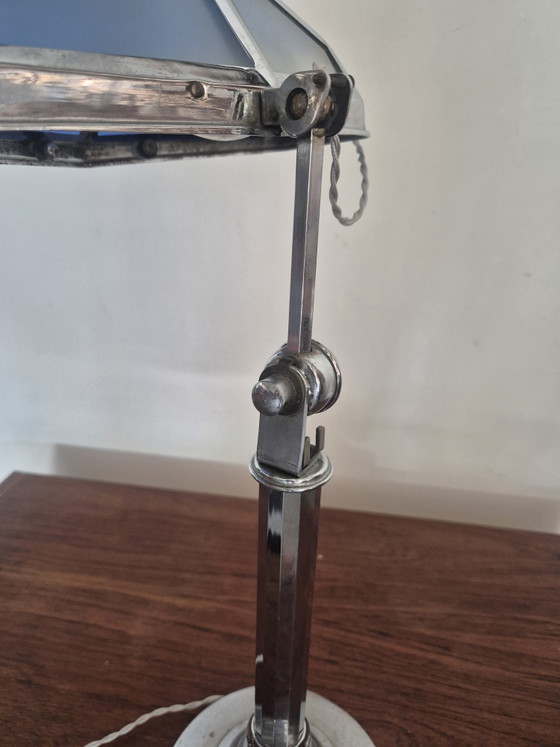 French Art Deco Desk Lamp by Pirouett 1930 – Table lamps, Metal, Glass (photo 9 of 15)