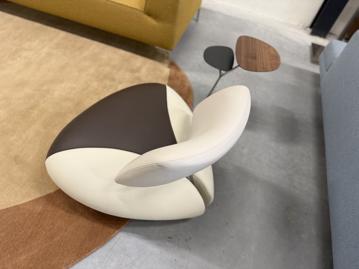 Leolux Fauteuil Pallone Cuir Wapiti