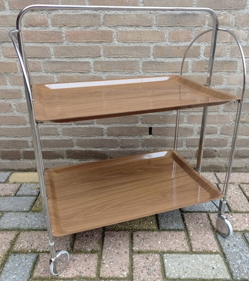 Vintage serving trolley