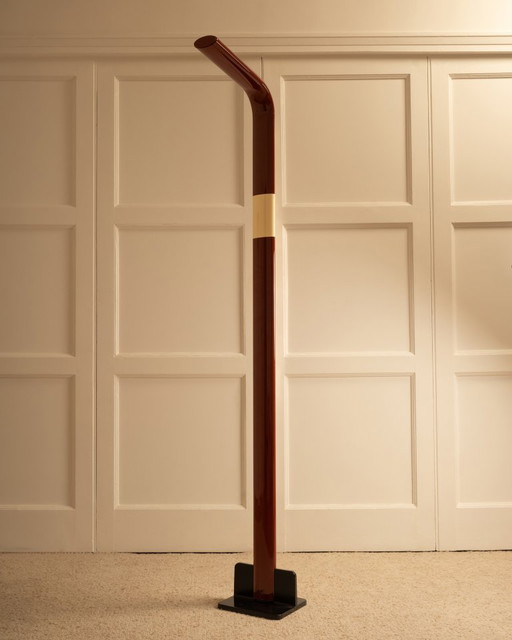 lampadaire laqué - 1970s