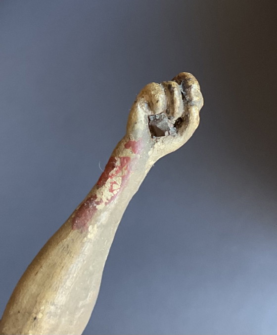 Corpus di Cristo spagnolo in legno policromo del XVIII secolo – Sculture, Wood (photo 6 of 9)