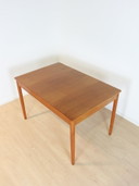 Vintage Teak Dining Table With Tumble Top
