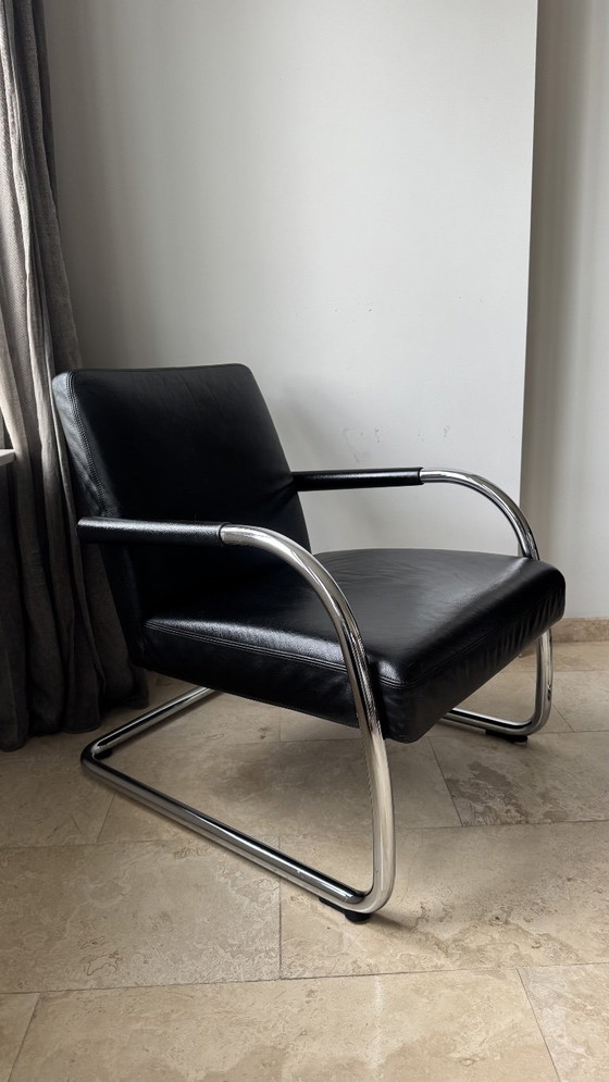Vitra Visalounge Fauteuil – Antonio Citterio – Cuir Noir – Leather (photo 10 of 16)
