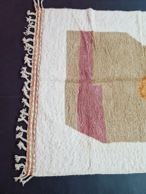 Handgeknüpfter marokkanischer Wollteppich, 250 cm x 150 cm