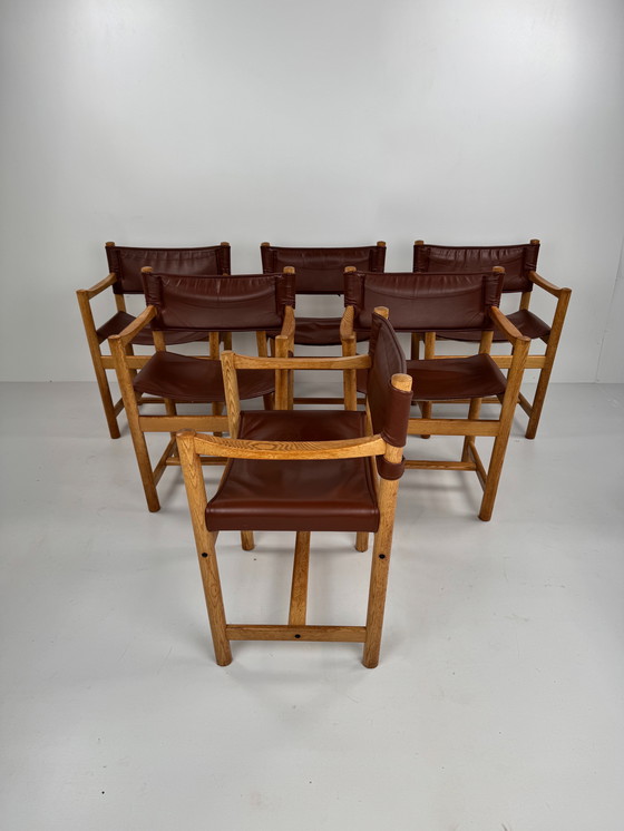 Image 1 of Set di 6 sedie Ditte & Adrian Heath per FDB Møbler – Design danese degli anni '60