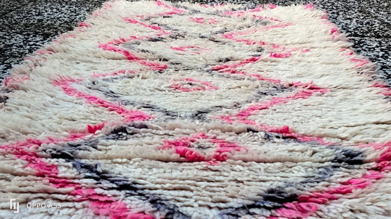 Image 1 of Handgeknoopt Berber kleed wol 189x80cm