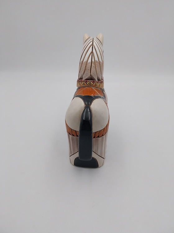 Image 1 of 1 x Artisania Rinconada keramisch paard 1970's Uruguay handgemaakt 