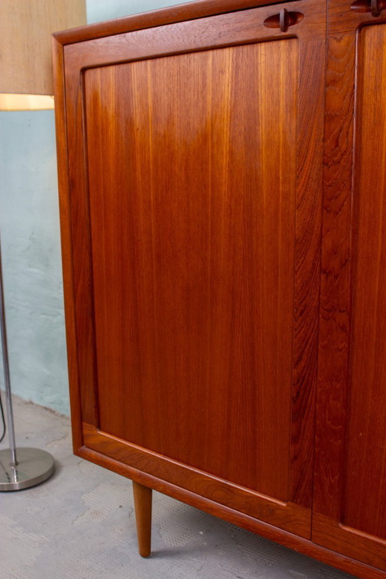 Image 1 of Vintage teak cabinet, highboard, chest of drawers, sideboard, HW Klein Danish