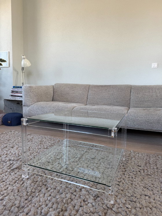 Image 1 of Plexiglas acrylic coffee table