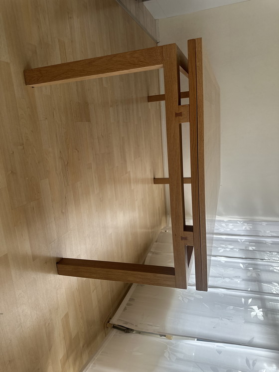 Image 1 of Roche Bobois eettafel set met 6 lederen stoelen