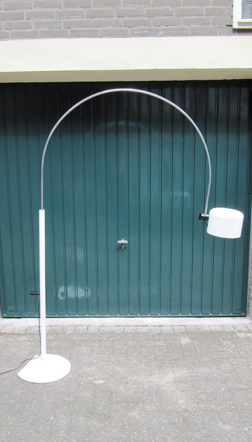 Joe Colombo Coupe Large Arch Floor Lamp Oluce Italy 1967
