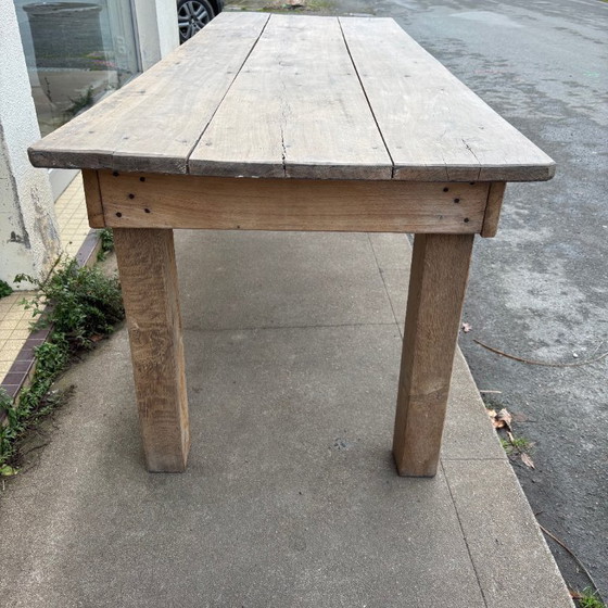 Image 1 of Table de Ferme en Bois
