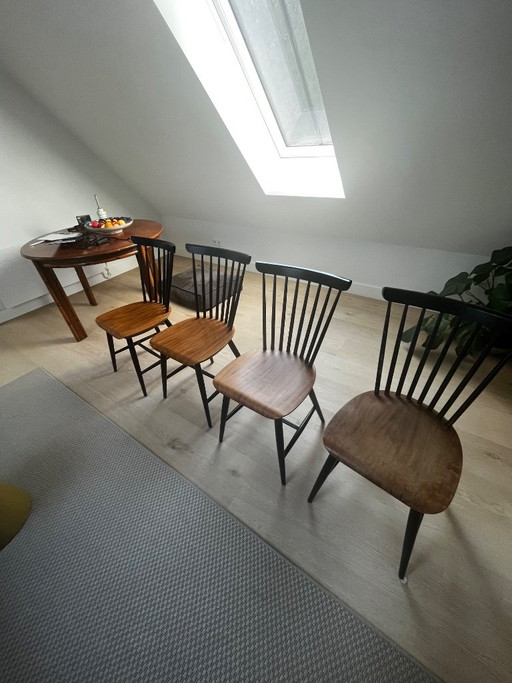 60er Jahre Sven Erik Fryklund Esszimmerstühle
