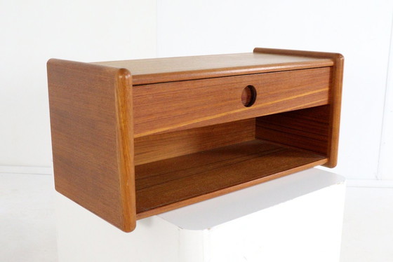 Image 1 of Kai Kristiansen for Vildbjerg mobelfabrik floating wall cabinet vintage Danish