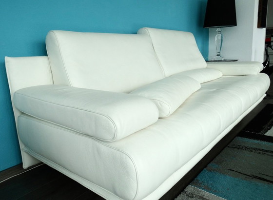 Image 1 of ROLFBENZ Drie Zitsmeubel Wit Leder