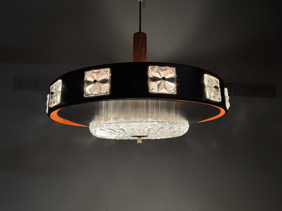 Image 1 of Lámpara colgante OVNI de estilo espacial de mediados de siglo XX (años 60)