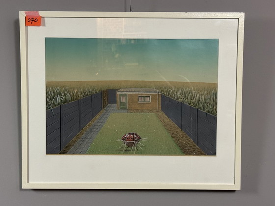 Image 1 of Réclamation (Début) par M. Bollen, technique mixte (aérographe et dessin), Europe occidentale, fin du XXe siècle.