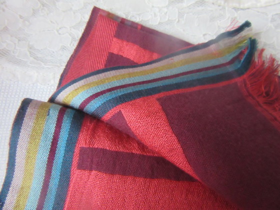 Vintage Paul Smith Long Scarf unisex, Decorative Objects, Textile, Multi Color (photo 3 of 8)