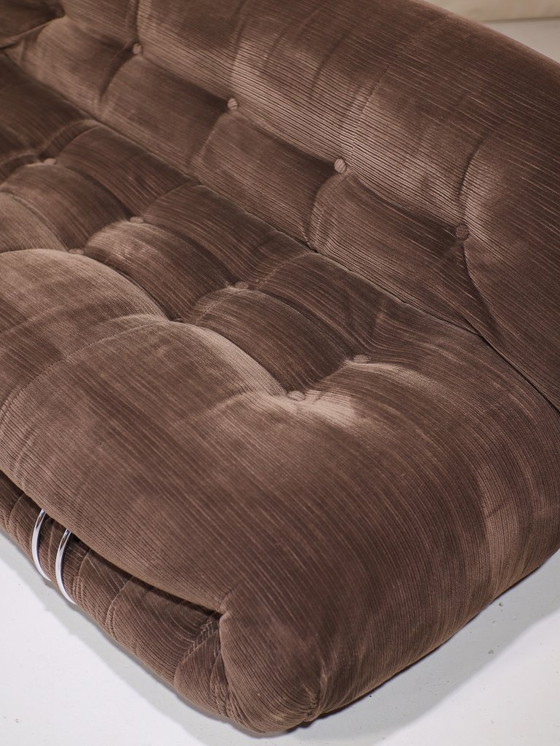 Image 1 of Soriana 2-seater sofa Cassina brown Italy 1970s