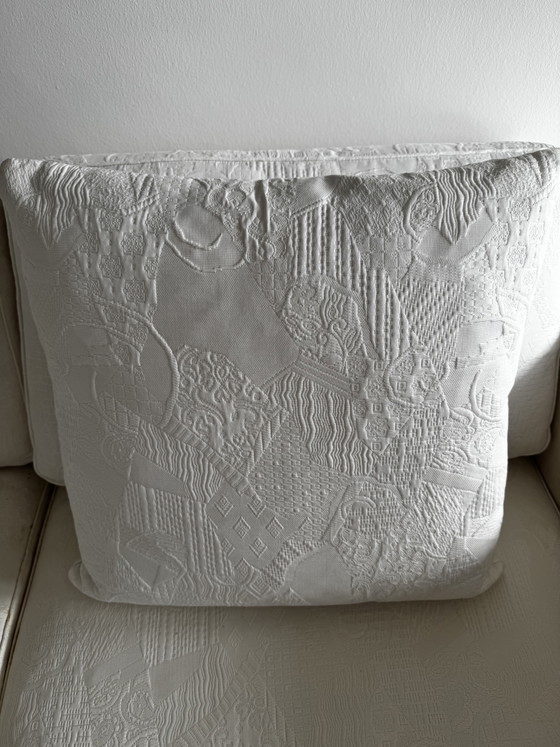 Image 1 of Interprofil Sofa Set, 2x Sofa + Ottoman, cream white, high quality