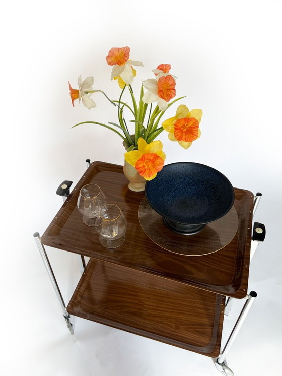 Image 1 of Vintage dinette serving trolley / tea trolley - 1970s