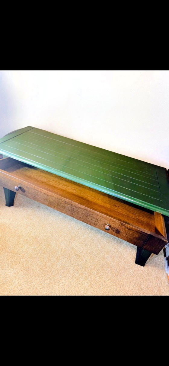 Image 1 of Vintage Rustic Farmhouse Coffee Table