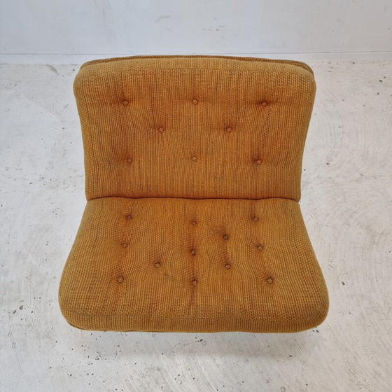 Image 1 of Vintage model 975 armchair in wool by Geoffrey Harcourt for Artifort, 1970