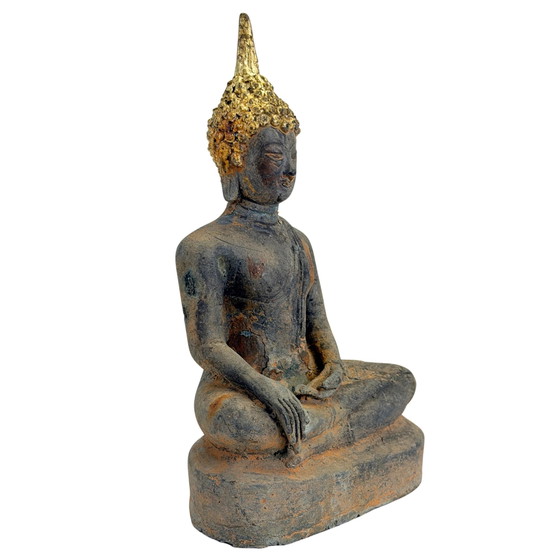 Buda Ayutthaya de bronce dorado – Tailandia, siglos XVII-principios del XVIII – Esculturas, Bronze (photo 4 of 11)