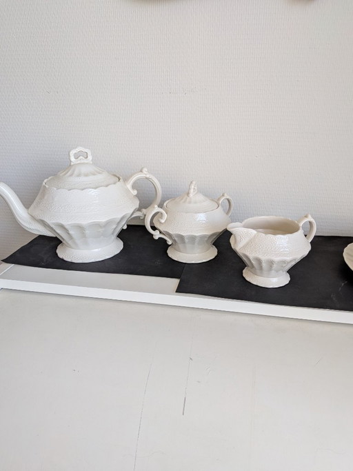 Servizio da tè Spode Jewel (teiera, lattiera, zuccheriera)