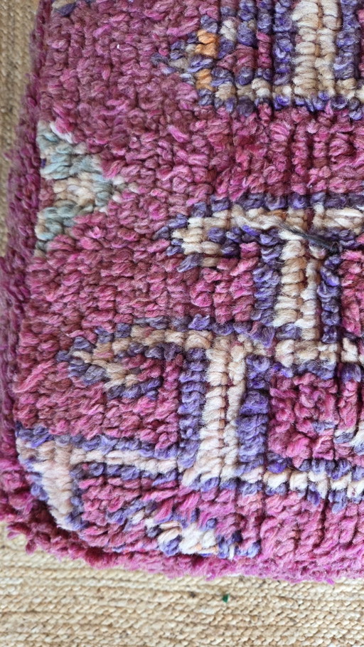 Pouf berbère vintage, coussin de siège Kilim – hockers en poefs, Wool (photo 2 of 5)