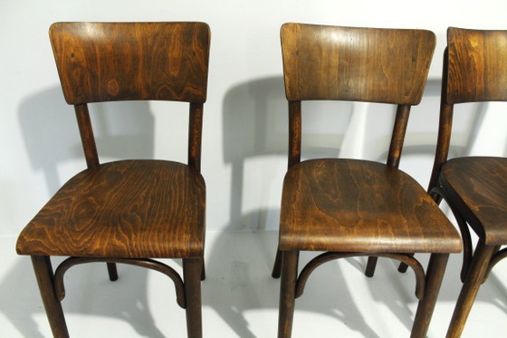 Sedie da pub Thonet H-48, anni '30, set di 6 – Sedie da pranzo, Legno (photo 7 of 16)