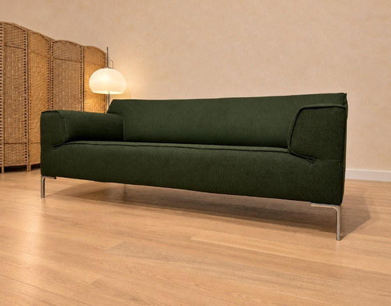 NEW UPHOLSTERED Design on Stock Bloq 2.5-Seater Green, 2 seaters, Other, Metal, Modern (photo 3 of 10)