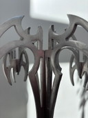 Portacandele dal design insolito in metallo - Gotico - Cyber ​​Gothic - Y2K