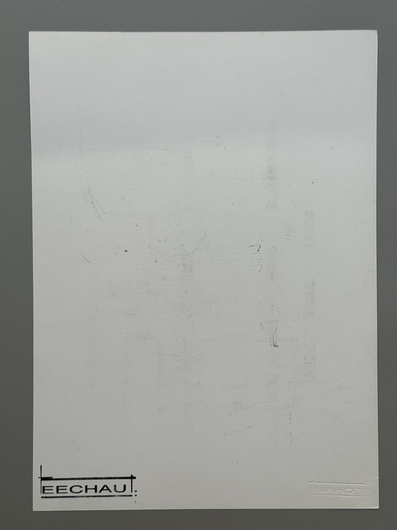Image 1 of Eugene Eechaut (1928-2019) - ink composition (1984)