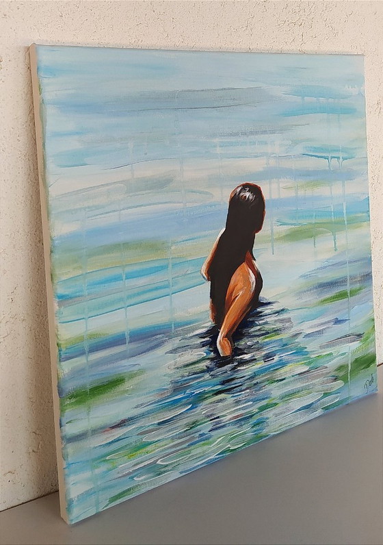 Della Camilleri - Water 1 - Artist's Painting – Paintings & Drawings, Canvas (photo 5 of 9)