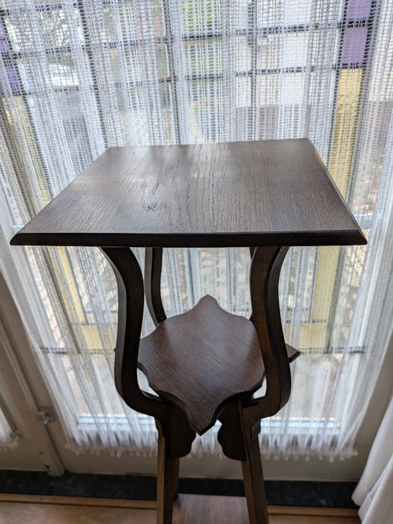 Porte-plantes, piédestal, Art Nouveau – Bois (photo 11 of 17)