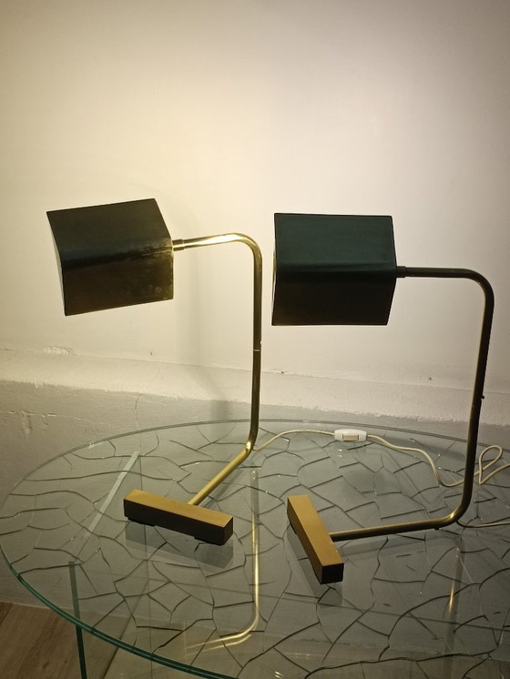 Image 1 of Paire de lampes contrepoids par Cedric Hartman 1960s