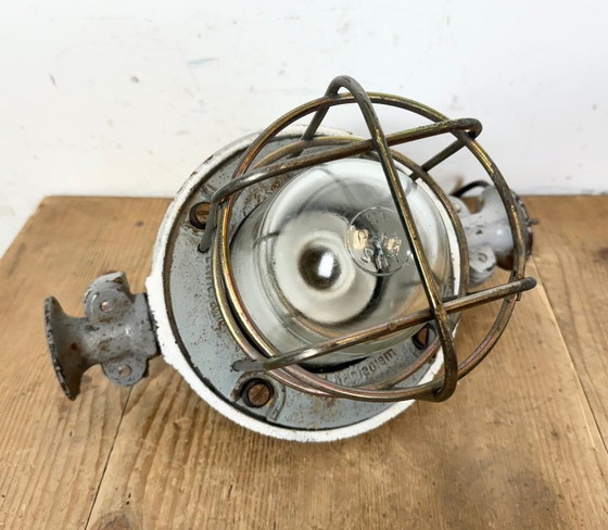 Image 1 of Graue, explosionsgeschützte Industrielampe, 1980er Jahre