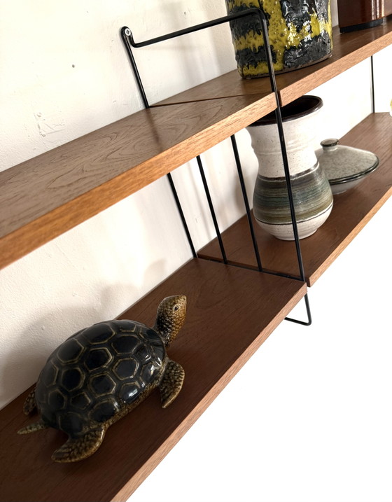 Image 1 of Mensola da parete vintage in teak, WHB Germania '60