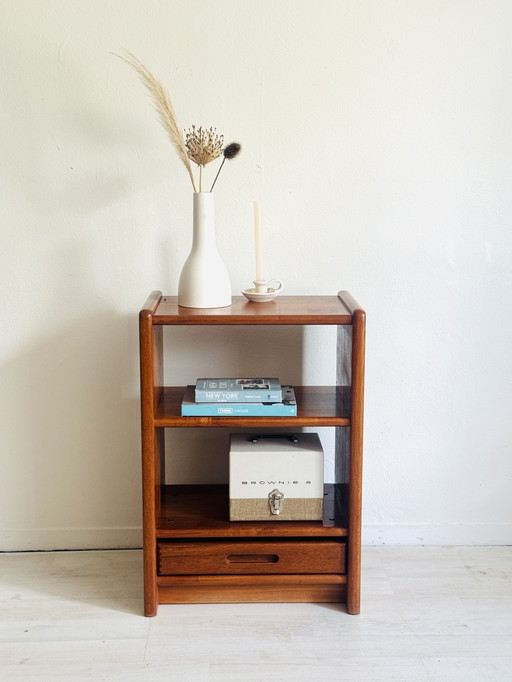 Vintage Danish cabinet trolley audio furniture 1960s