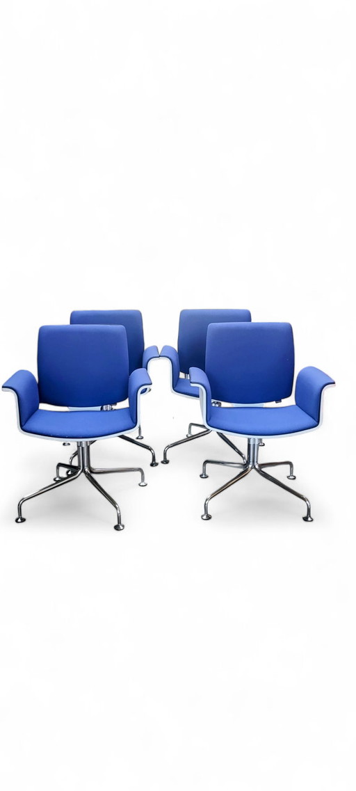 Set of "Vepa Fado" designer dining/meeting chairs