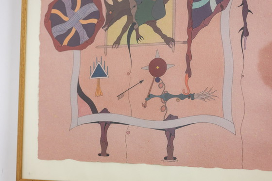 Image 1 of Jorge Camacho. Werk "Clan de Coyotes". Jaar 1992.