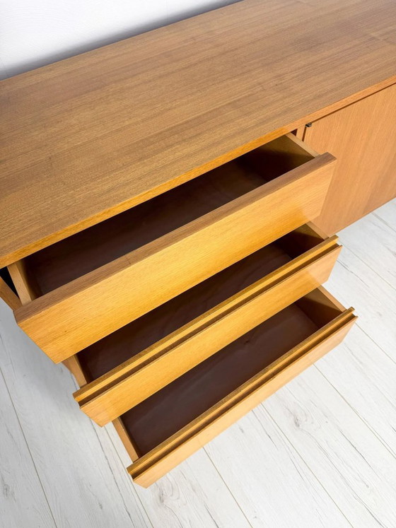 Credenza Lowboard Tedesca in Teak Mid-Century Vintage anni '60 – Credenze, Legno (photo 7 of 16)