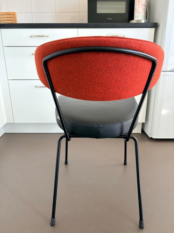 4 Design Eetkamerstoelen Slice - Bree's New World – Leer, Metaal (photo 2 of 5)