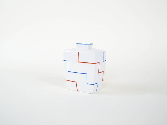 Image 1 of Ceramic vase, modernist design, 1970s, made in Italy