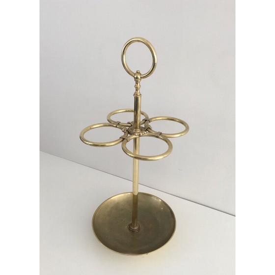 Image 1 of Vintage brass umbrella stand, 1930