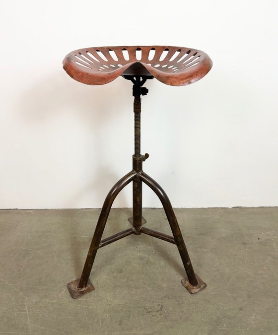 Image 1 of Vintage Industrial Swivel Chair, 1950s