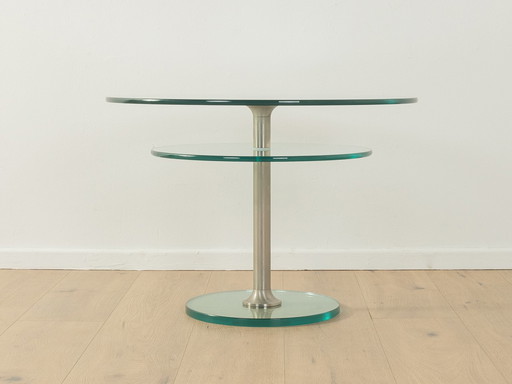 80s Glass Side Table, Peter Draenert