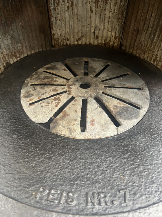 Jøtul Nr.7 vintage fireplace 70s design, Decorative Objects, Iron, Grey (photo 11 of 12)