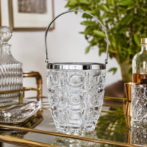 1960s Crystal Ice Bucket – tafelaccessoires
